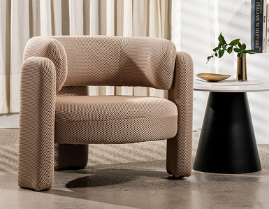 Крісло Памела сітчаста тканина бізе ТМ Vetro Mebel