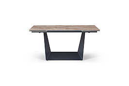 Стіл обідній розкладний з металу і кераміки Edmund (160-240)х90х75 см Agate Glossy Bjorn