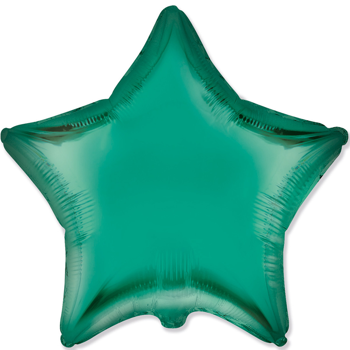 Flexmetal 18" Зірка сатин зелена Satin green Фольгована куля, фото 1
