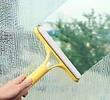 Щітка для миття скла із пульверизатором Economix Cleaning, фото 6