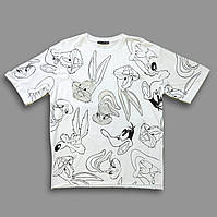 Футболка туника Bunny женская белая. S, M, L