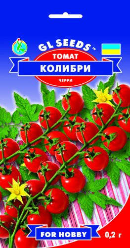 Насіння Томат Колібрі (0,1 г) ТМ GL SEEDS For Hobby, фото 1