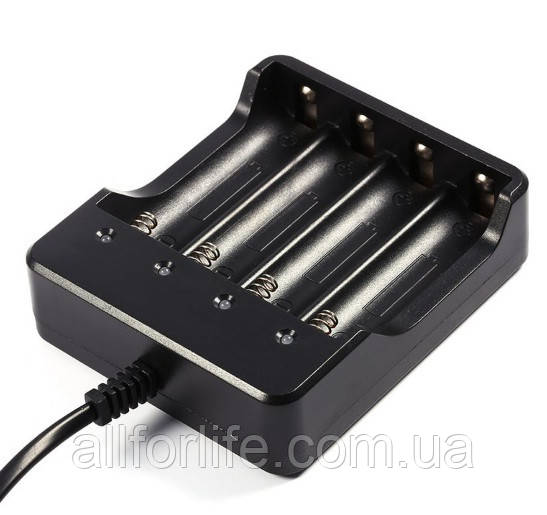 Универсальное зарядное устройство для Li-ion аккумуляторов на 4 слота Original Version - фото 8 - id-p424049996