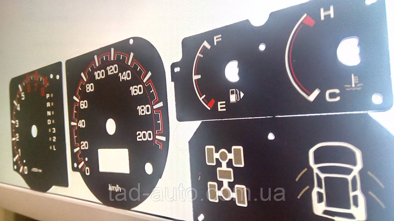 Шкалы приборов Mitsubishi Pajero 3