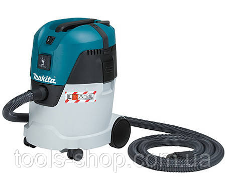 Пилосос будівельний Makita VC2512L, 1000Вт, 25л (VC2512L) VSE, фото 1