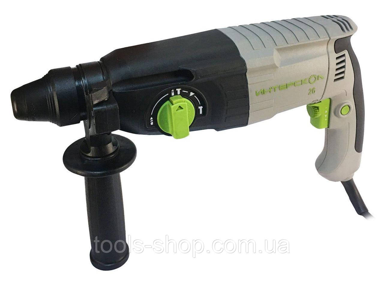 Професійний ударний електричний прямий перфоратор Інтерскол П-26/800 ЕР : 800 Вт, 3 Дж перфоратор для дому VSE, фото 1