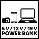 Автомобільний пуско-зарядний пристрій для акумулятора Jump-Start - Power Bank Einhell CE-JS 12 : 12V, 5 годин зарядки (1091521), фото 8