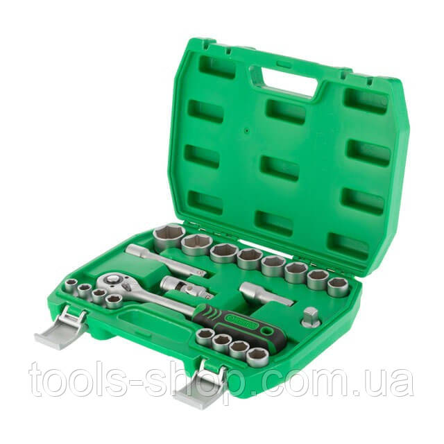 Набір торцевих головок 1/2", шестигранники, 21 од. INTERTOOL ET-6021SP, торцеві головки VSE