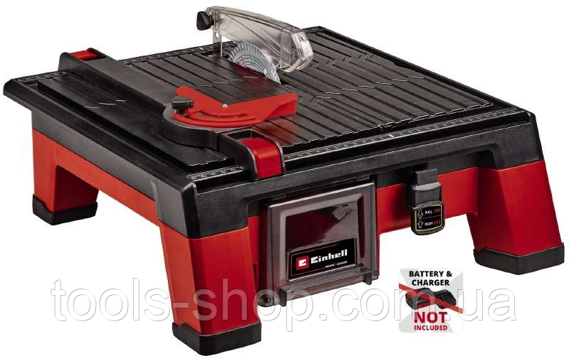 Потужний плиткоріз акумуляторний Einhell TE-TC 18/115 Li-Solo : без АКБ, диск 115 х 22,2 мм, об.х.х. 3800 об/хв, вага 3.5 кг VSE, фото 1