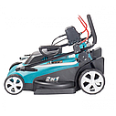 Професійна електрична газонокосарка Makita ELM3720 : 1400 Вт, 3400 об/хв, висота скошування 20/40/55 мм VSE, фото 3