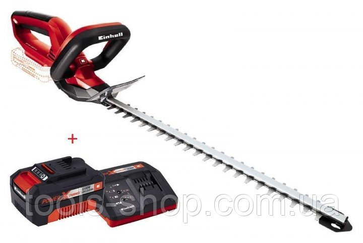 Потужний кущоріз акумуляторний Einhell GE-CH 1846 Li - Solo : 18V (акум 2.5 ампера + зарядка) 3410642, 4512097 VSE