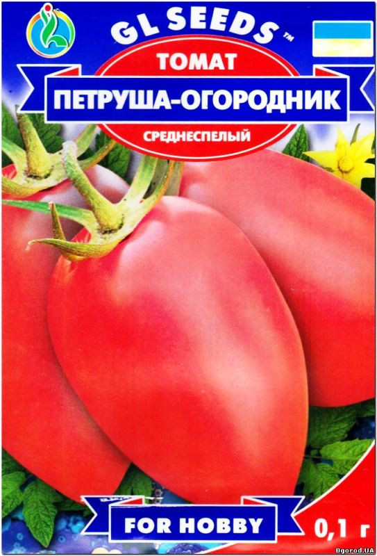 Насіння Томат Петруша-Городник (0,1 г) ТМ GL SEEDS For Hobby