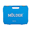 Професійний набір інструментів у кейсі MOLDER 1/2" & 1/4" & 3/8" 72Т. CR-V 219 одиниць (MT60219) VSE, фото 6
