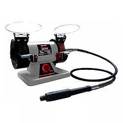 Потужний електроточило Forte BGM0725 з функцією гравірування та різьблення : 250 Вт, диск 75 мм, 11000 об/хв, гнучкий вал 102.5 см