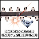 Електричний кущоріз висоторіз для гілок Einhell GC-HC 90/2046 T 900 Вт довжина шини/ножа 20 см / 46 см, фото 5
