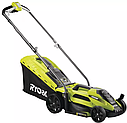 Потужна газонокосарка електрична Ryobi RLM13E33S : 1300 Вт, ширина захоплення 33 см, несамохідна косарка VSE, фото 3