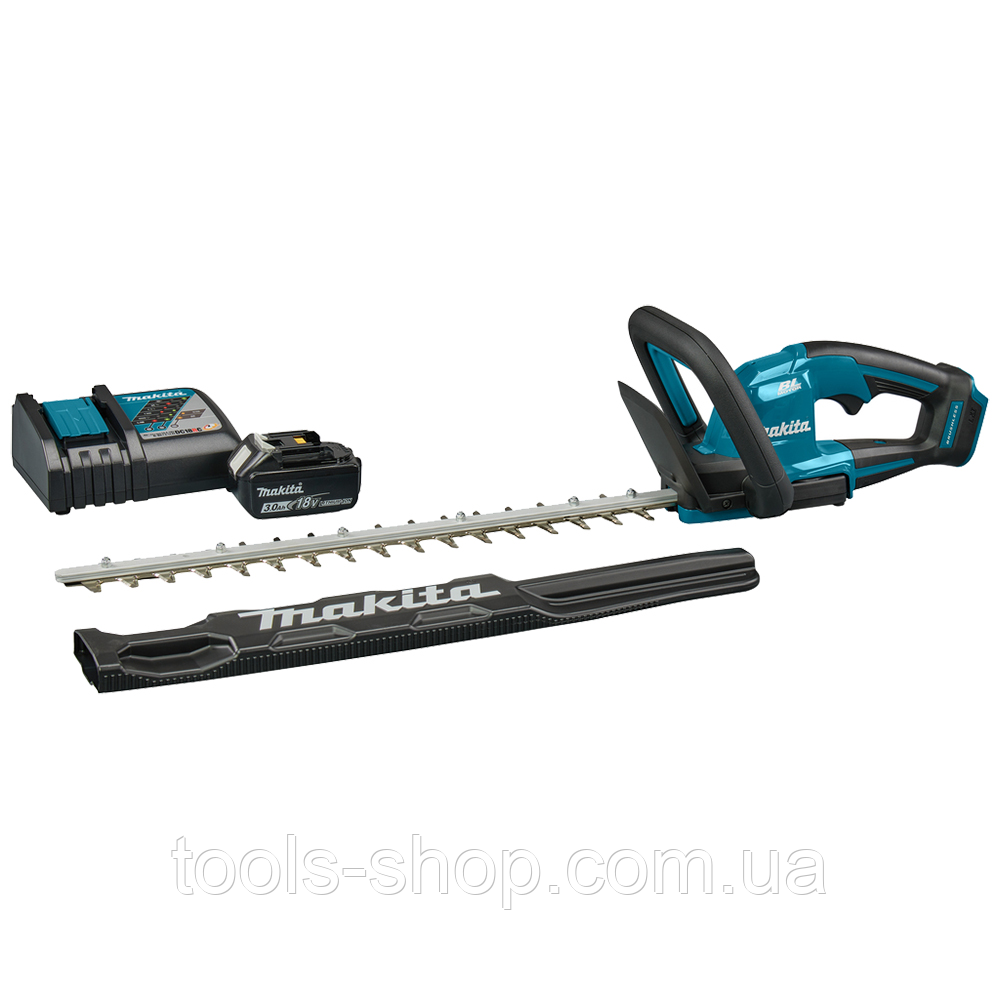 Акумуляторний кущоріз ножиці для живоплоту Makita DUH506RF з АКБ 18 V 3.0 Ah довжина леза 50 см