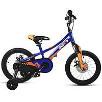 Велосипед дитячий RoyalBaby Chipmunk EXPLORER 16", OFFICIAL UA, синій (AS)