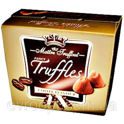 Шоколадний трюфель з кавою Maitre Truffout - Gold Truffels Kahvi, 200 г