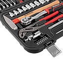 Набір інструментів універсальний 1/2",1/4" 56 од. Cr-V STORM INTERTOOL ET-8056, фото 10