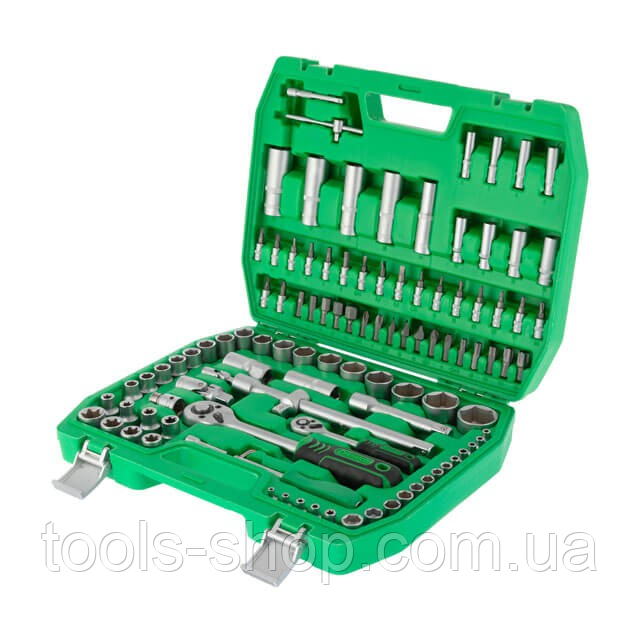 Якісний набір інструментів 1/2" & 1/4" 108 од. INTERTOOL ET-6108SP
