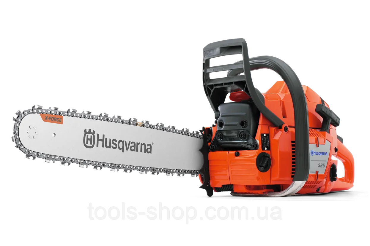 Потужна бензинова ланцюгова пила Husqvarna 365 : Об'єм циліндра 65,1 cm³, потужність 3.4 кВт, шина 45 см, оригінал Швеція