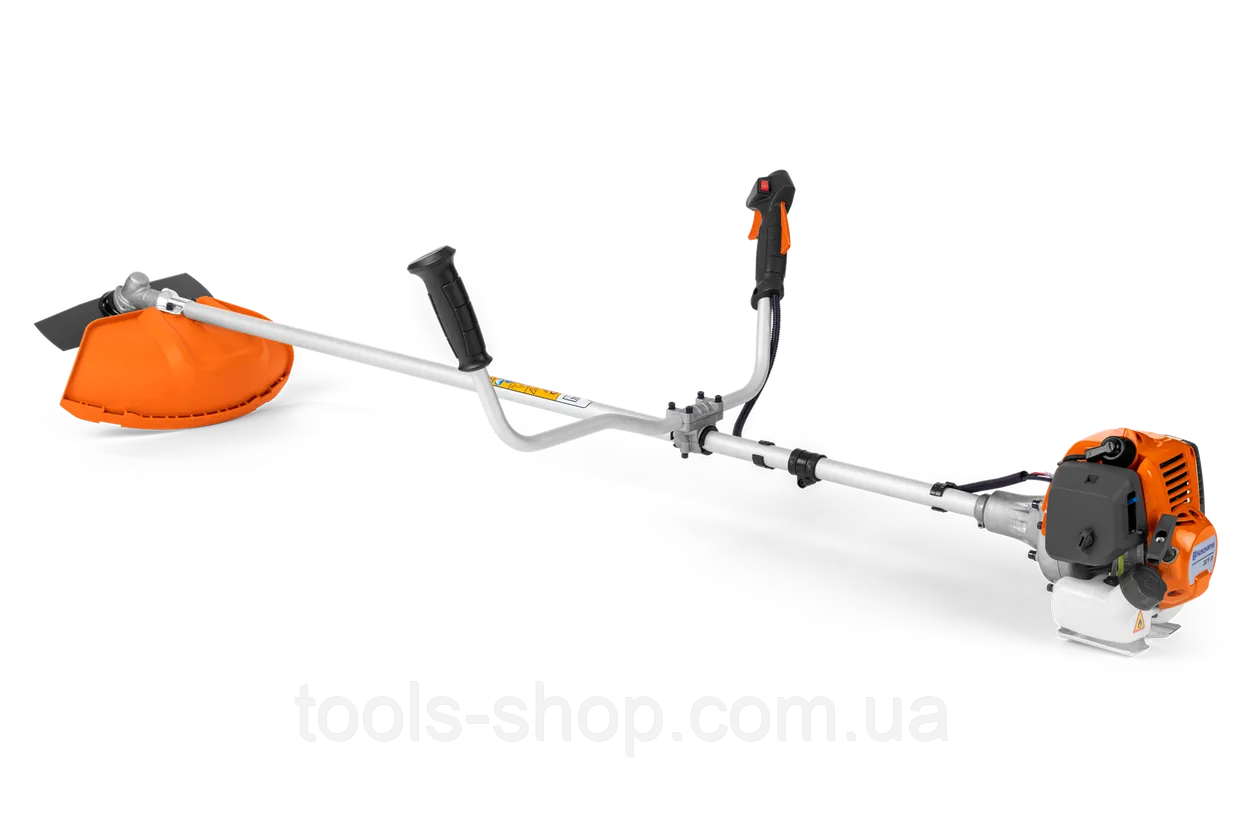 Бензинова мотокоса (бензокоса) для трави Husqvarna 321R : 0.75 кВт, об'єм циліндра 25,4 cm³,  об.х.х 3000 об/хв