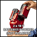 Професійний тример акумуляторний Einhell GE-CT 36/30 Li E - Solo : 2 шт.-18V 4,0 Ah і ЗП, х.х.9000 об/хв, скошування 30 см, фото 4