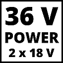 Професійний тример акумуляторний Einhell GE-CT 36/30 Li E - Solo : 2 шт.-18V 4,0 Ah і ЗП, х.х.9000 об/хв, скошування 30 см, фото 9