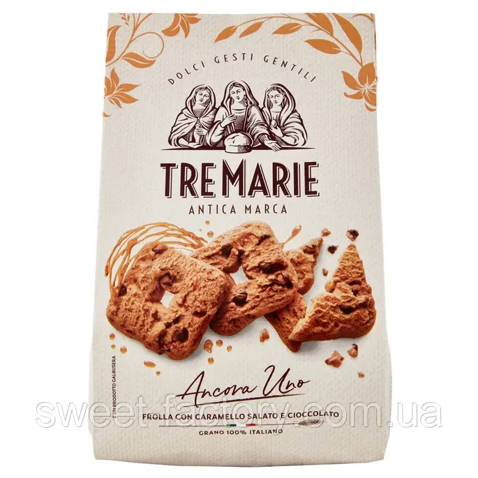 Печиво Tre Marie Ancora Uno Chocolate Chips Caramel 315g, фото 1