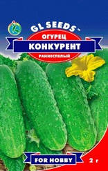 Насіння Огірок Конкурент (1г) ТМ GL SEEDS For Hobby