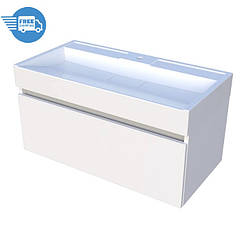 Підвісна тумба з раковиною 90 см Style PALMA 1 Fancy Marble