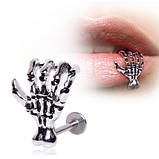 Прикраса для пірсингу губи. Сережки для губ, фото 2