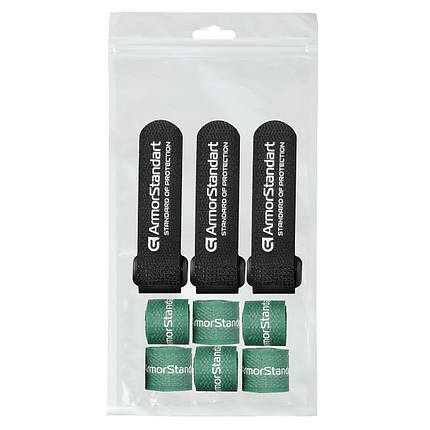 Організатор для кабелю ArmorStandart Smart Home-2 9 шт. Green/Black (ARM58664), фото 1