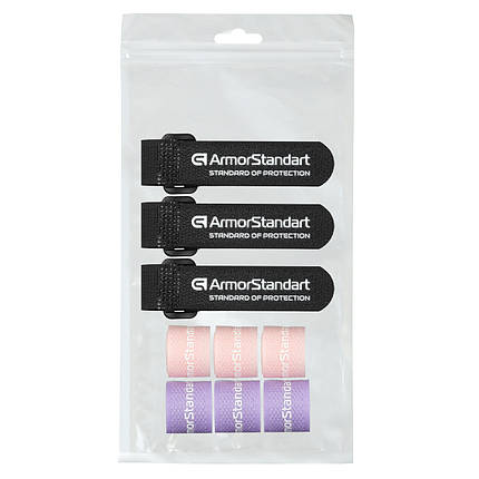 Органайзер для кабеля ArmorStandart Smart Home-3 9 шт. Lavender/Pink Sand/Black (ARM58665), фото 1
