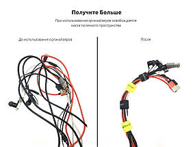 Органайзер для кабеля ArmorStandart Smart Home-3 9 шт. Lavender/Pink Sand/Black (ARM58665), фото 4