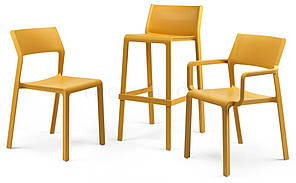 Пластиковий стілець для веранди Nardi Trill Stool бежевий, фото 3