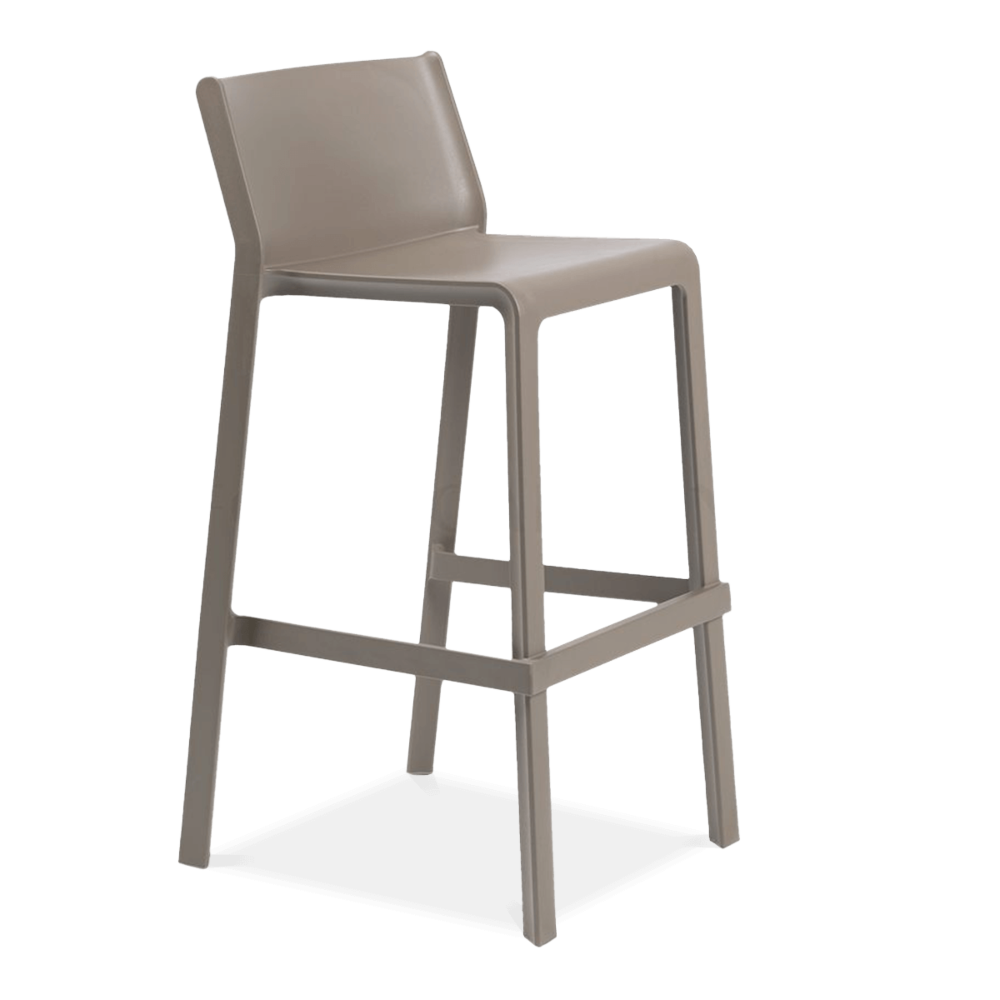 Пластиковий стілець для веранди Nardi Trill Stool бежевий