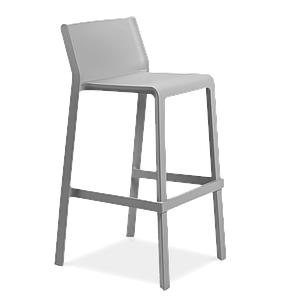 Табурет із пластику Nardi Trill Stool сірий, фото 1