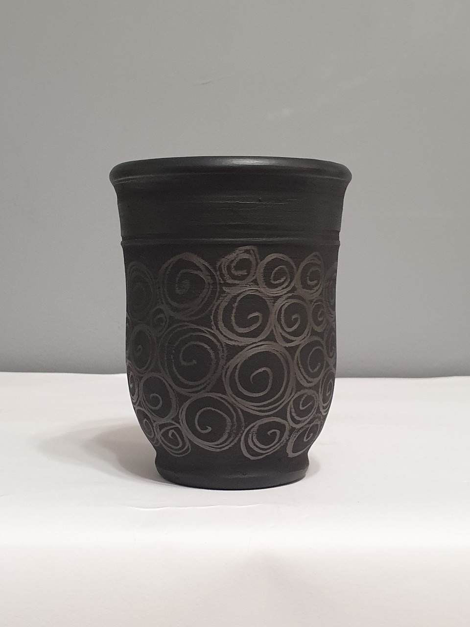 Склянка глиняна (з чорної глини), 0,3 л