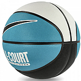 Баскетбольний м'яч Nike All Court (розмір 7, бірюзовий) N.100.4369.110.07, фото 3