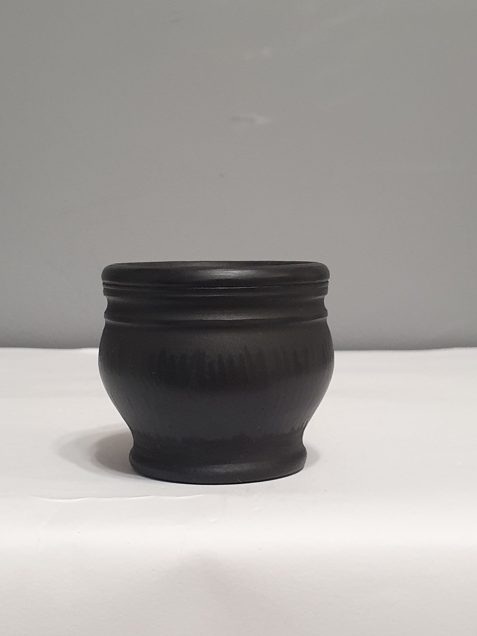 Рюмка / чарка з чорної глини 0,1 л, фото 1