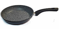 Сковорода с антипригарным покрытием Con Brio (Кон Брио) Eco Granite De Luxe 28 см (CB-2812)