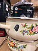 УЦЕНЕННЫЙ ТОВАР! Набір каструль Higher Kitchen ZP-321 10 шт (Стерлася емаль на каструлі), фото 8
