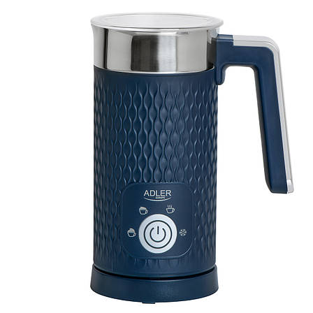 Спінювач молока з підігрівом Adler AD 4494 blue Польща, фото 1