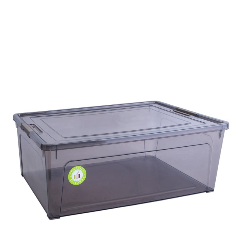 Органайзер 11.7л Smart Box (коричневий прозорий/какао) A126091-70 Контейнер Алеана