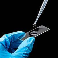 Скло предметне з однією лункою 26х76 мм, предметне скло 1 лунка (50 шт)