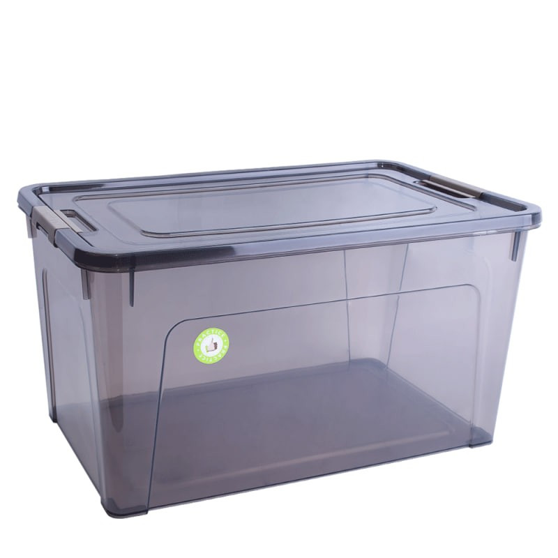 Органайзер 27л Smart Box (коричнево-прозорий/какао) A123085-70 Контейнер Алеана