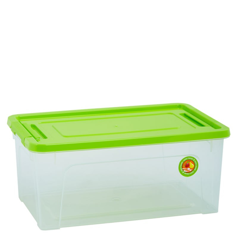 Органайзер 27л Smart Box (прозорий/оливковий/оливковий) A123085-71 Контейнер Алеана