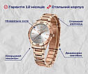 Жіночий наручний класичний годинник Naviforce Malibu (Золотистий), фото 9